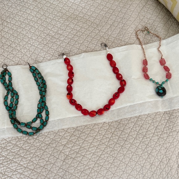 Beaded Necklaces, set of 3 - Picture 1 of 5